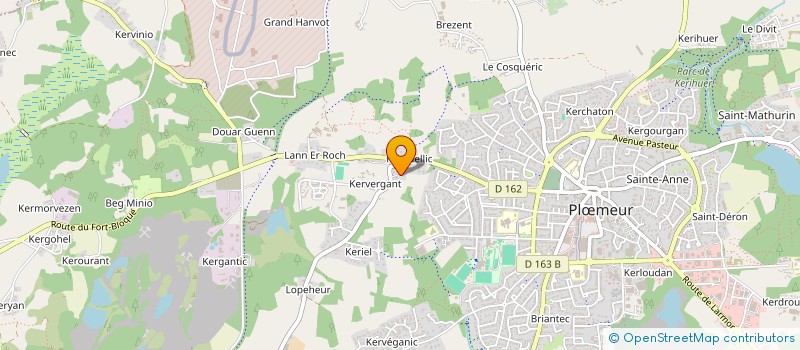 localisation de l'entreprise MONSIEUR ARNAUD BOUTEILLER  PLOEMEUR