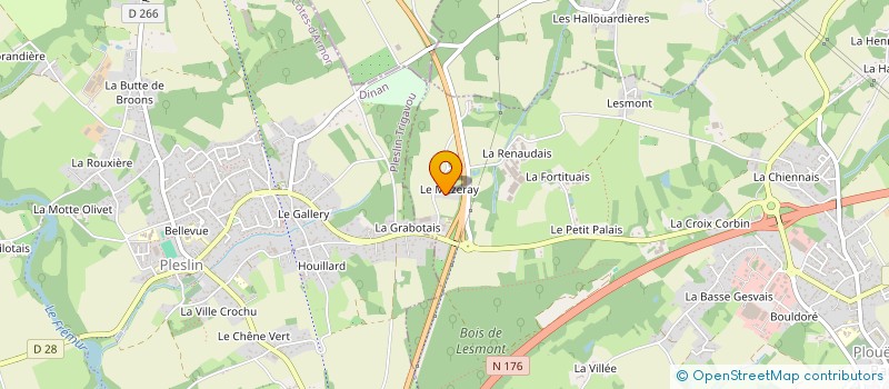 localisation de l'entreprise MONSIEUR ARNAUD BOUVET  PLOUER-SUR-RANCE