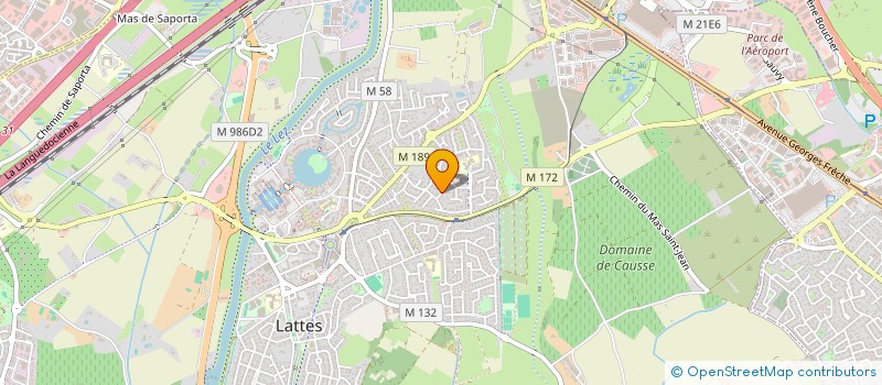 localisation de l'entreprise MONSIEUR ARNAUD BOUZERAN à LATTES