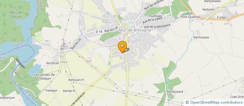 localisation de l'entreprise MONSIEUR ARNAUD BOYER  GUERLEDAN