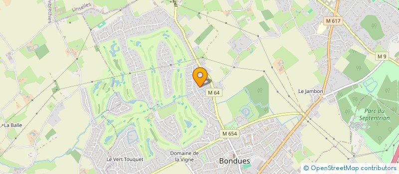 localisation de l'entreprise MONSIEUR ARNAUD BOYER CHAMMARD  BONDUES