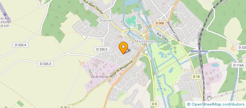 localisation de l'entreprise MONSIEUR ARNAUD BOYOT à PIERRES