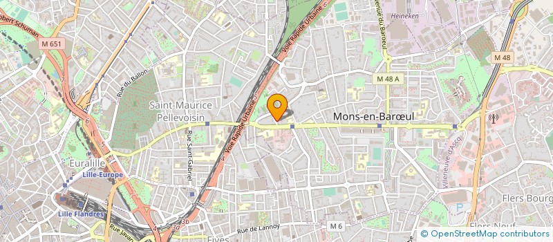 localisation de l'entreprise MONSIEUR ARNAUD BRANCQUART  MONS-EN-BARUL