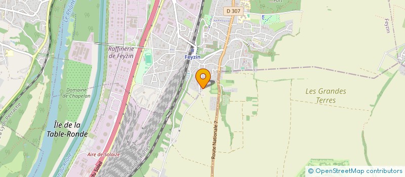 localisation de l'entreprise MONSIEUR ARNAUD BRAVARD  FEYZIN