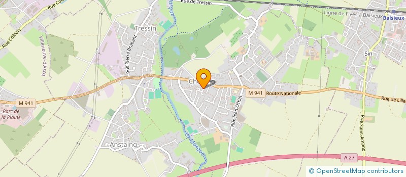 localisation de l'entreprise MONSIEUR ARNAUD BRICMONT  CHERENG