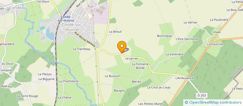 localisation de l'entreprise MONSIEUR ARNAUD BRIERE à SABLONS SUR HUISNE