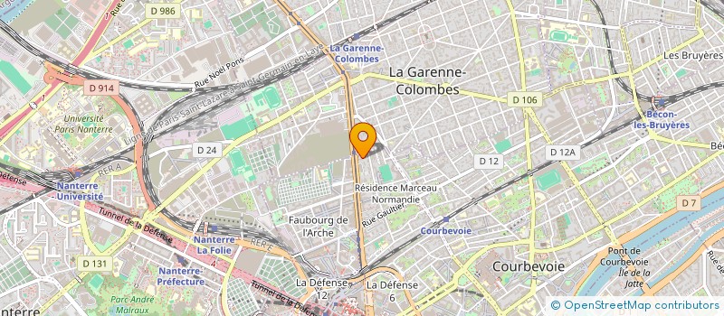 localisation de l'entreprise MONSIEUR ARNAUD BRIZE à COURBEVOIE