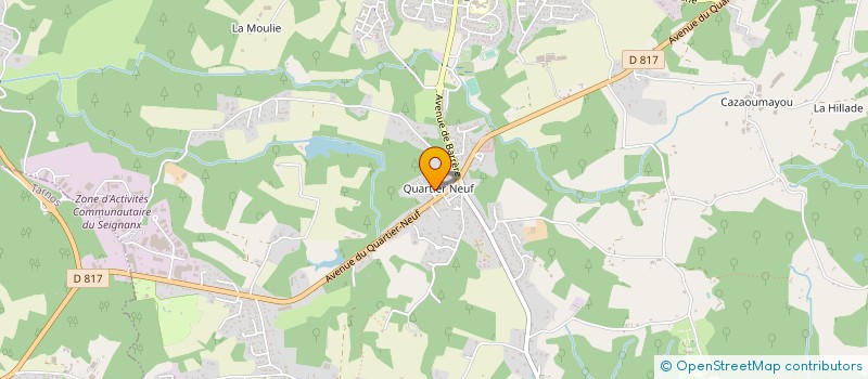 localisation de l'entreprise MONSIEUR ARNAUD BROCARD  SAINT-MARTIN-DE-SEIGNANX