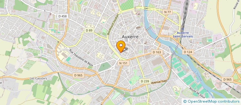 localisation de l'entreprise MONSIEUR ARNAUD BROCHART à AUXERRE