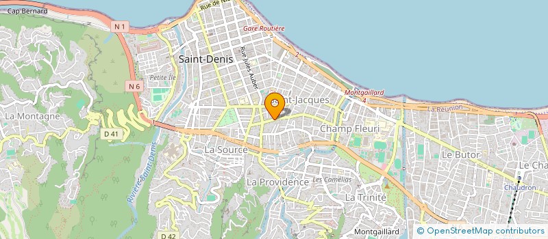 localisation de l'entreprise MONSIEUR ARNAUD BROCHIER à SAINT-DENIS