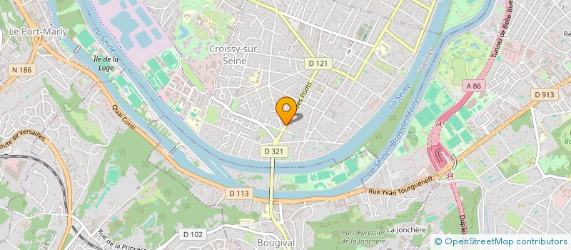 localisation de l'entreprise MONSIEUR ARNAUD BROCHIERO à CROISSY-SUR-SEINE