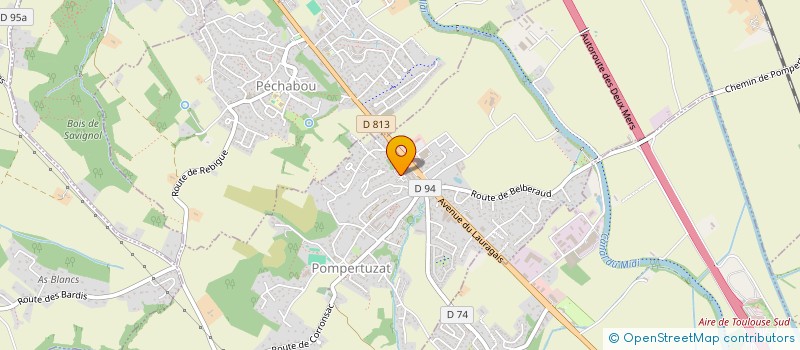 localisation de l'entreprise MONSIEUR ARNAUD BROCQUA  POMPERTUZAT