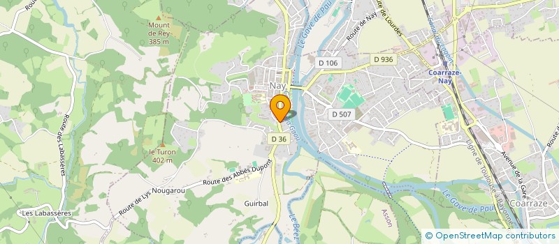 localisation de l'entreprise MONSIEUR ARNAUD BROIT  NAY