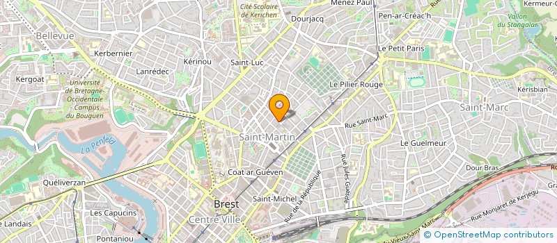 localisation de l'entreprise MONSIEUR ARNAUD BROUDIN à BREST