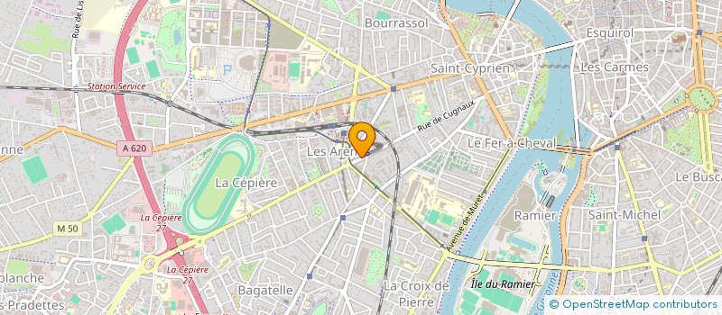 localisation de l'entreprise MONSIEUR ARNAUD BROUSSE à TOULOUSE