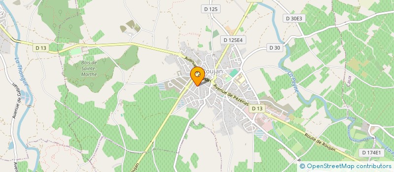 localisation de l'entreprise MONSIEUR ARNAUD BRUIGE  ROUJAN