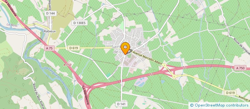 localisation de l'entreprise MONSIEUR ARNAUD BRUNET à LODEVE