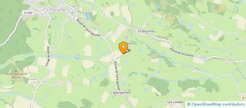 localisation de l'entreprise MONSIEUR ARNAUD BUCHER  SAINT-MARTIN-DE-SALENCEY