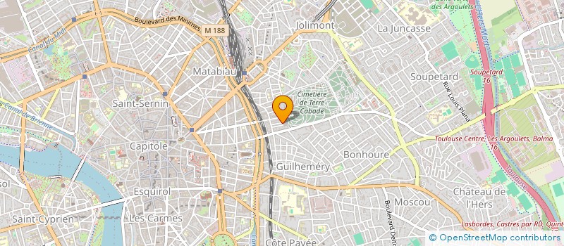 localisation de l'entreprise MONSIEUR ARNAUD BUGEAT à TOULOUSE