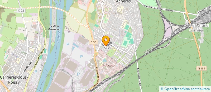 localisation de l'entreprise MONSIEUR ARNAUD BUGNOT  COLOMBES