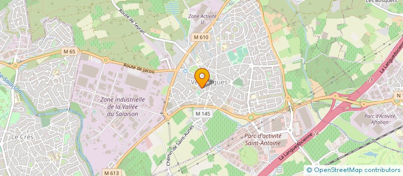 localisation de l'entreprise MONSIEUR ARNAUD BUHLER à VENDARGUES