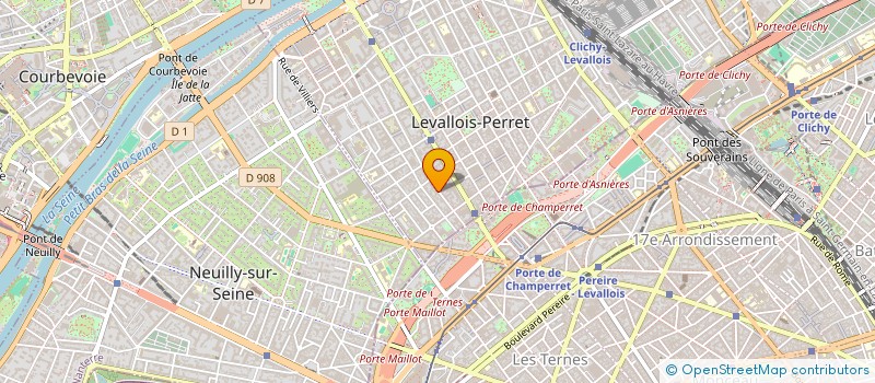 localisation de l'entreprise MONSIEUR ARNAUD BUISSON  LEVALLOIS-PERRET