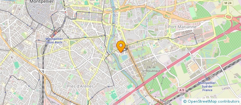 localisation de l'entreprise MONSIEUR ARNAUD BUNEL  MONTPELLIER