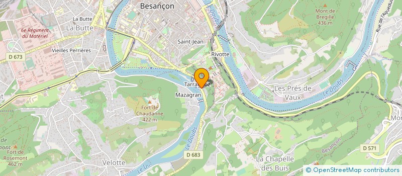 localisation de l'entreprise MONSIEUR ARNAUD BURCEZ à BESANCON