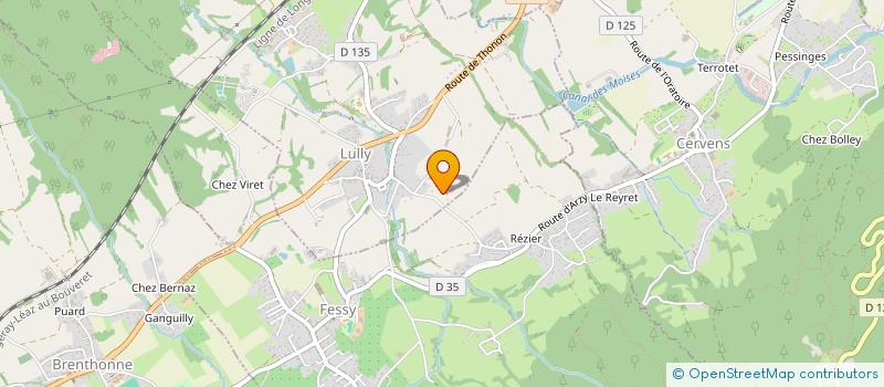 localisation de l'entreprise MONSIEUR ARNAUD BURGNIARD  LULLY