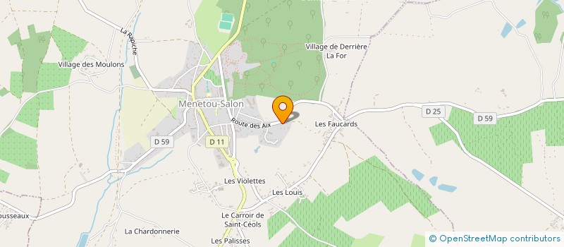localisation de l'entreprise MONSIEUR ARNAUD BURGOS à MENETOU-SALON