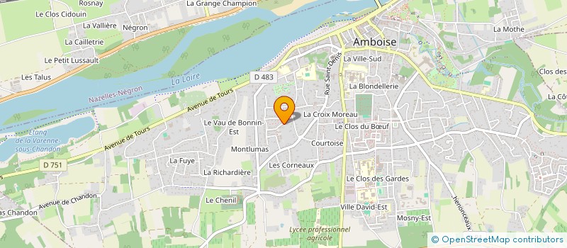 localisation de l'entreprise MONSIEUR ARNAUD BURON  AMBOISE