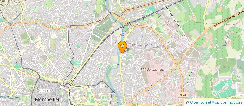 localisation de l'entreprise MONSIEUR ARNAUD BURTIN à MONTPELLIER