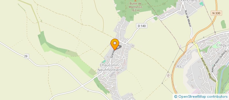 localisation de l'entreprise MONSIEUR ARNAUD CAFAXE  CHAUCONIN-NEUFMONTIERS