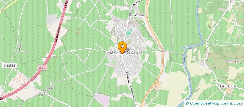 localisation de l'entreprise MONSIEUR ARNAUD CALADOU à NEZIGNAN-L EVEQUE