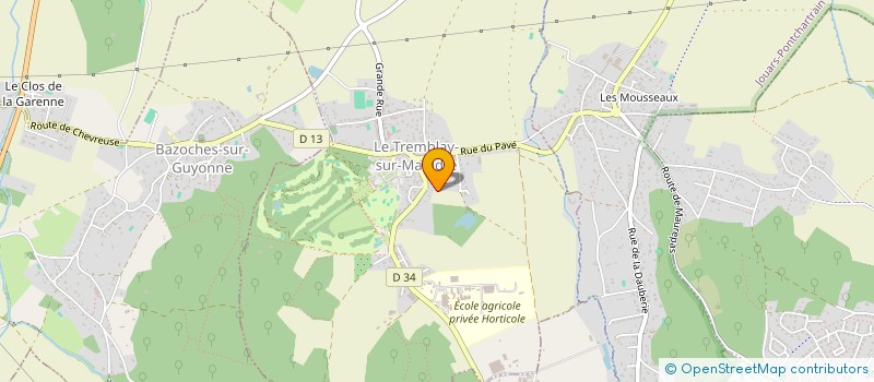 localisation de l'entreprise MONSIEUR ARNAUD CALAIS  LE TREMBLAY-SUR-MAULDRE