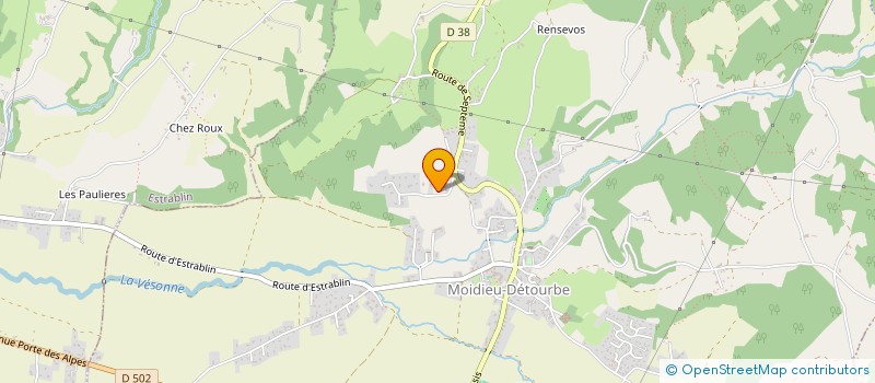 localisation de l'entreprise MONSIEUR ARNAUD CALEYRON  MOIDIEU-DETOURBE