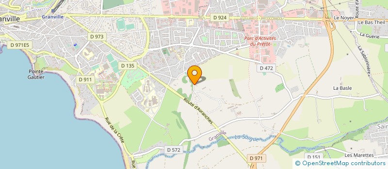 localisation de l'entreprise MONSIEUR ARNAUD CAMUS  GRANVILLE