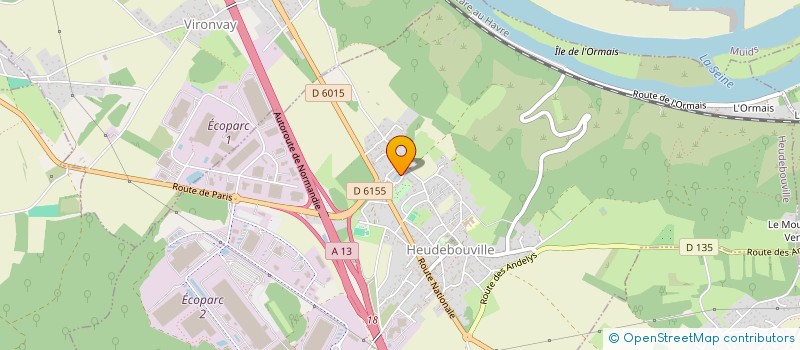 localisation de l'entreprise MONSIEUR ARNAUD CANCHEL  HEUDEBOUVILLE