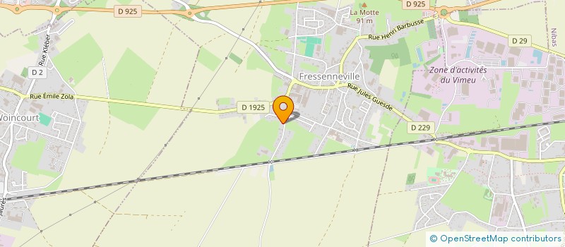 localisation de l'entreprise MONSIEUR ARNAUD CARBONNIER  FRESSENNEVILLE