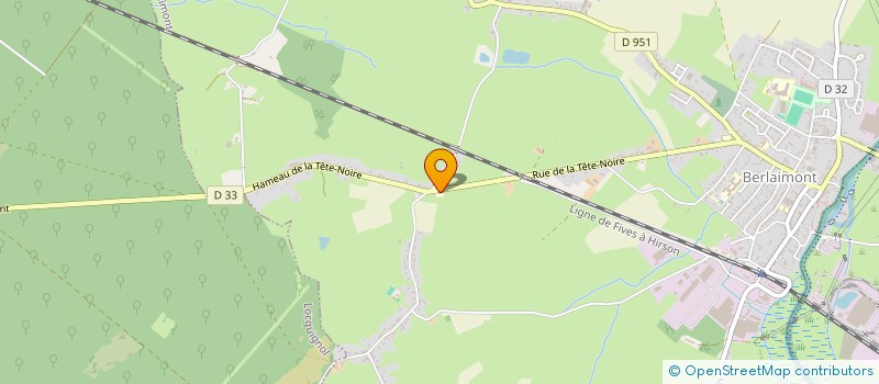 localisation de l'entreprise MONSIEUR ARNAUD CARPENTIER  BERLAIMONT