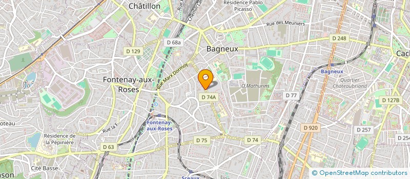 localisation de l'entreprise MONSIEUR ARNAUD CASSEDANNE à FONTENAY-AUX-ROSES