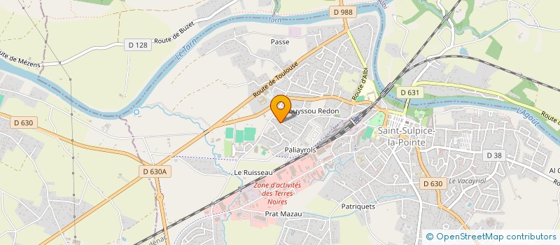 localisation de l'entreprise MONSIEUR ARNAUD CASTRO  SAINT-SULPICE-LA-POINTE