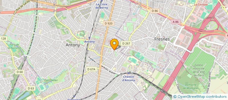 localisation de l'entreprise MONSIEUR ARNAUD CATANIA à ANTONY