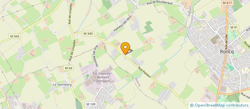 localisation de l'entreprise MONSIEUR ARNAUD CATRICE à RONCQ