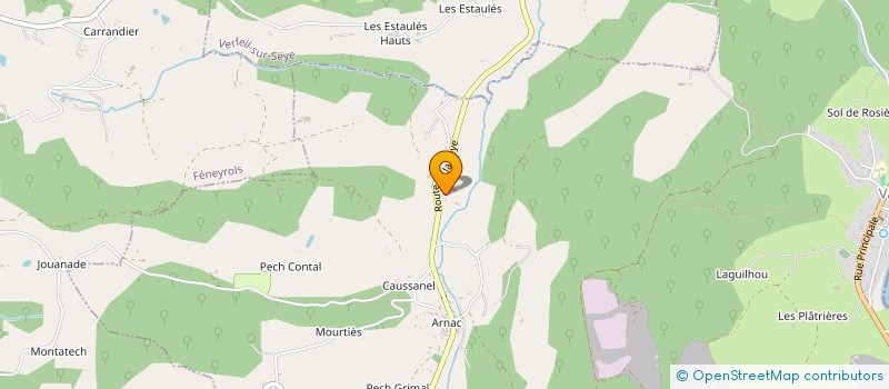 localisation de l'entreprise MONSIEUR ARNAUD CAVAILLE  VAREN