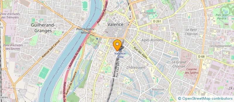 localisation de l'entreprise MONSIEUR ARNAUD CAVALLI  VALENCE