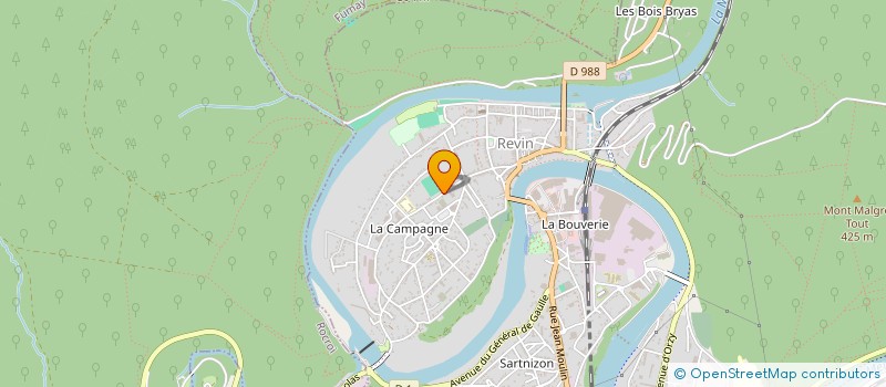 localisation de l'entreprise MONSIEUR ARNAUD CAVALLUCCI  REVIN