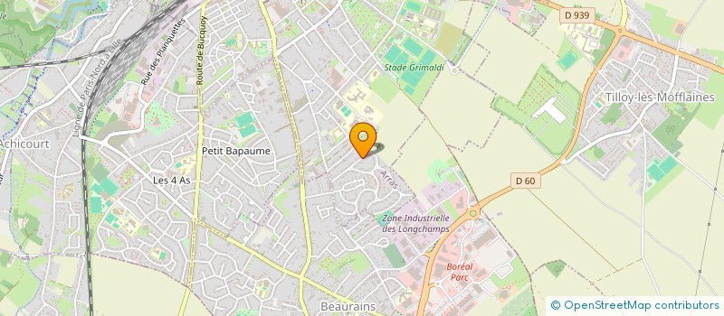 localisation de l'entreprise MONSIEUR ARNAUD CHANCLU à ARRAS
