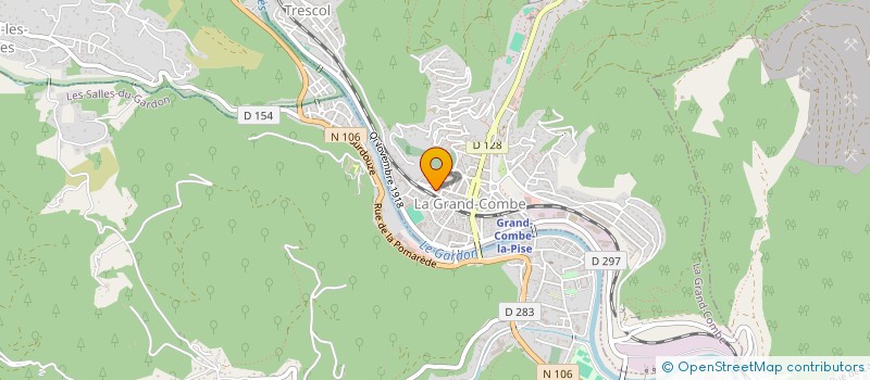 localisation de l'entreprise MONSIEUR ARNAUD CHANDOR  LA GRAND-COMBE