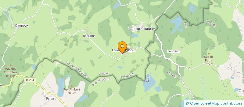 localisation de l'entreprise MONSIEUR ARNAUD CHANINAS  BASVILLE